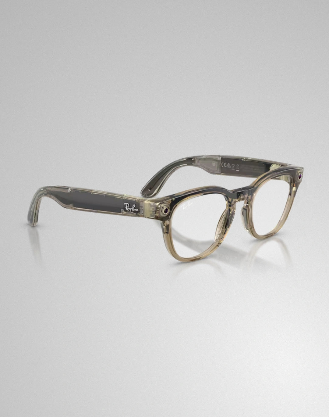 Ray-Ban Scriber Optics 0RW7002 8531 – Lunettes de vue pantos beige pierre transparent