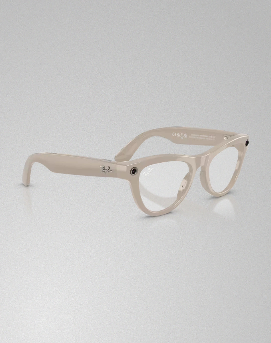 Ray-Ban Skyler 0RW4014 6700/MF – Lunettes de soleil œil de chat gris craie