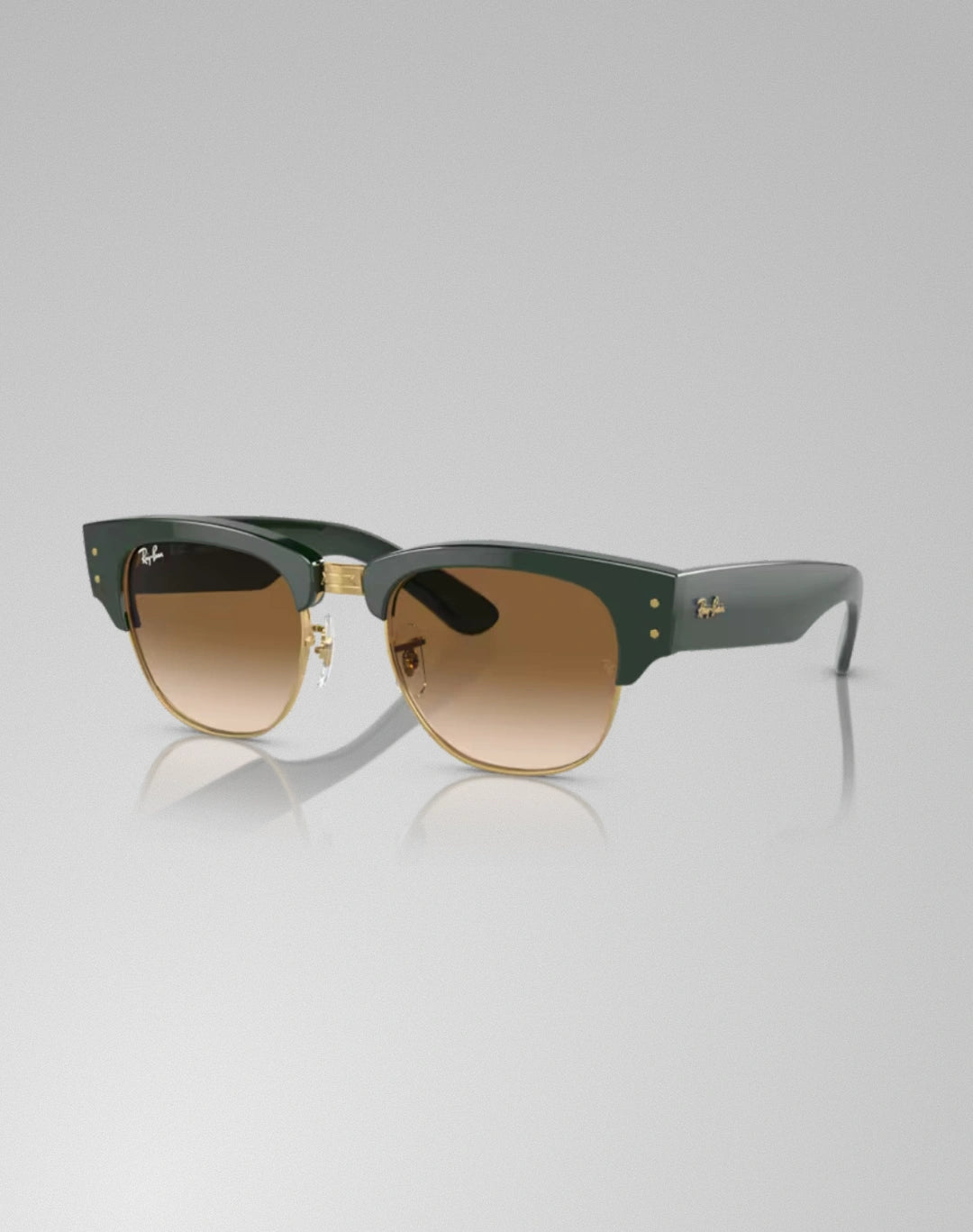 Ray-Ban 0RB0316S-136851 – Lunettes de soleil carré haut vert sur doré