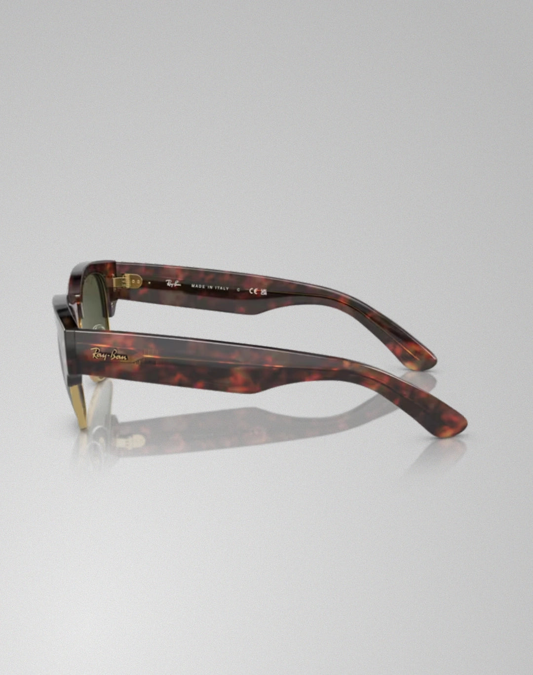 Ray-Ban 0RB0316S-99031 – Lunettes de soleil carré haut écaille de tortue sur doré