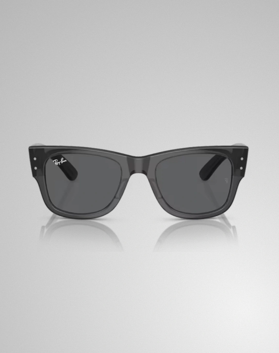 Ray-Ban 0RB0840S-1390B1 – Lunettes de soleil carré transparent noir