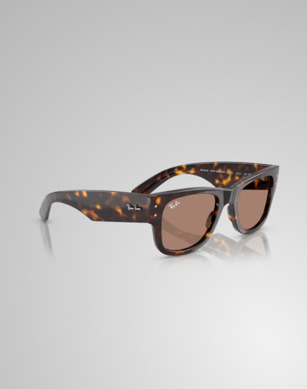 Ray-Ban 0RB0840S 9021A – Lunettes de soleil carré havana