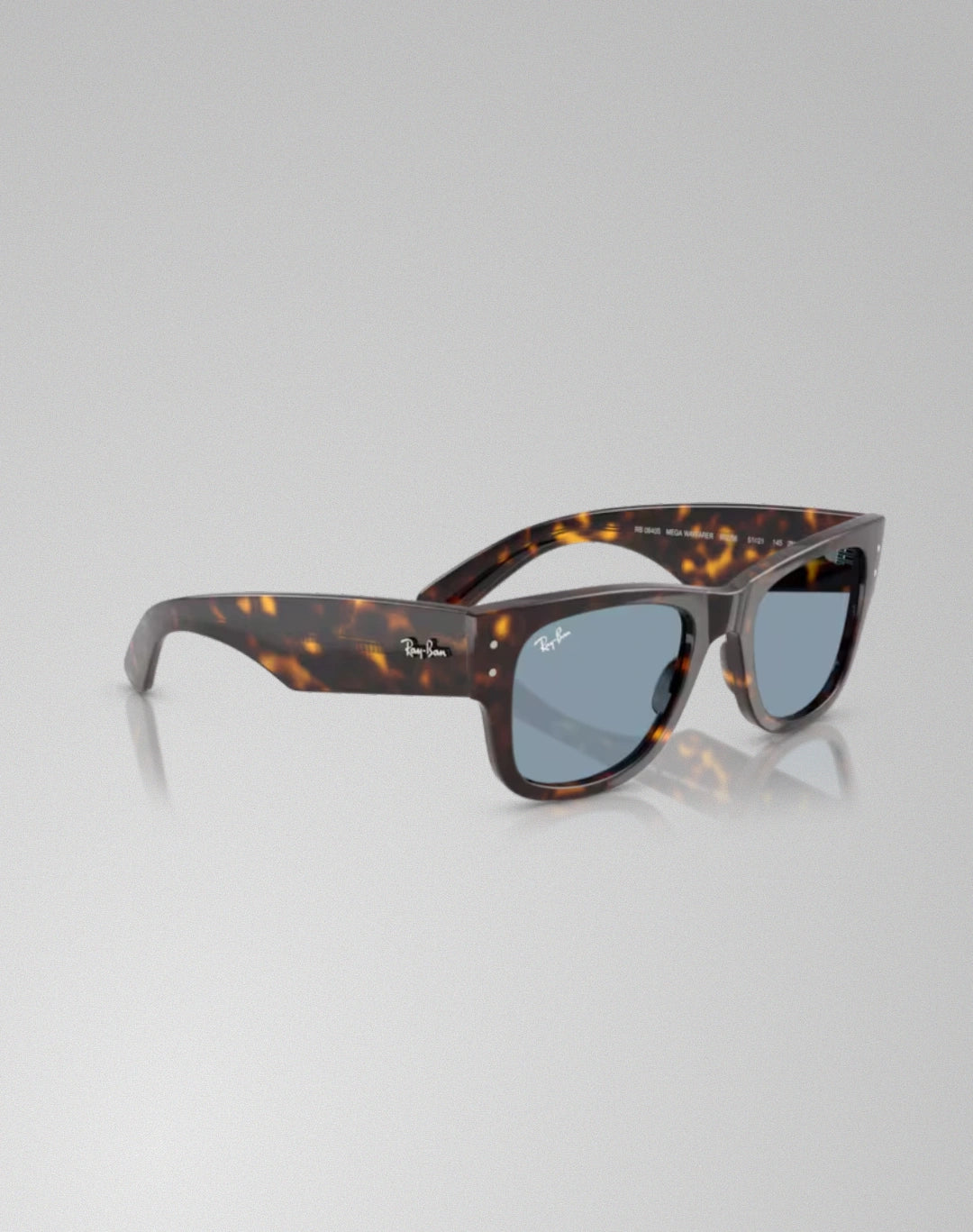 Ray-Ban 0RB0840S 90256 – Lunettes de soleil carré havana