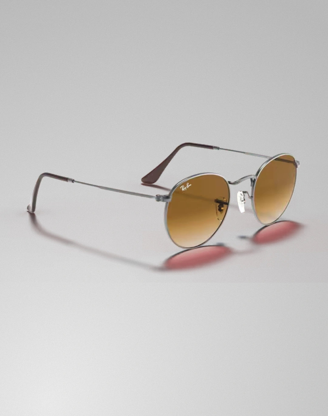 Ray-Ban 0RB3447N-00451 – Lunettes de soleil ronde gunmetal