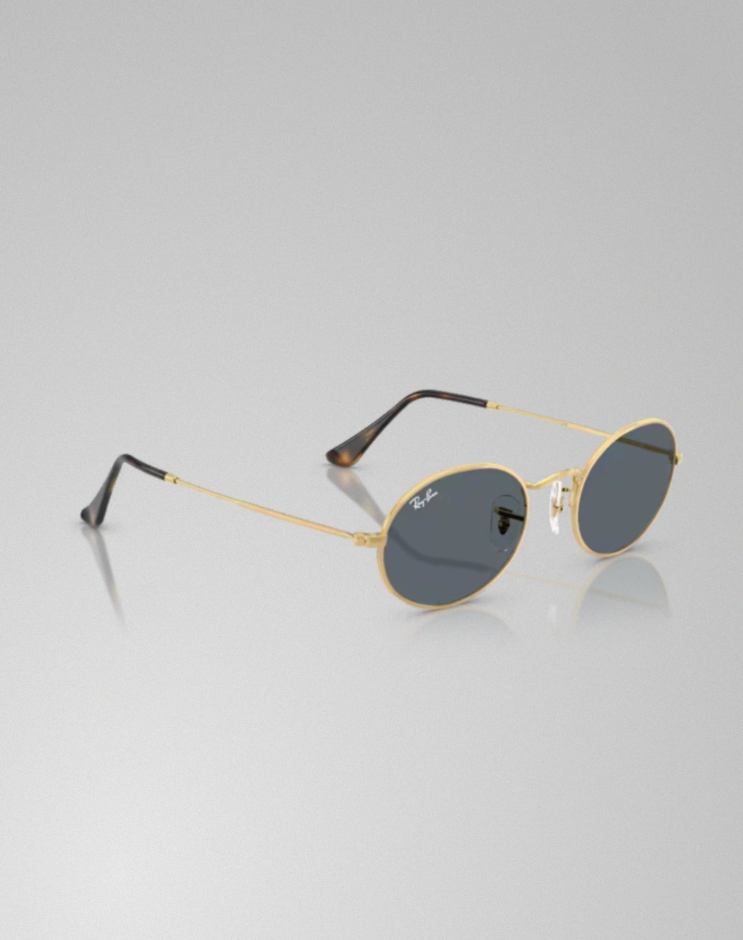 Ray-Ban 0RB3547N-001R5 – Lunettes de soleil ovale doré arista