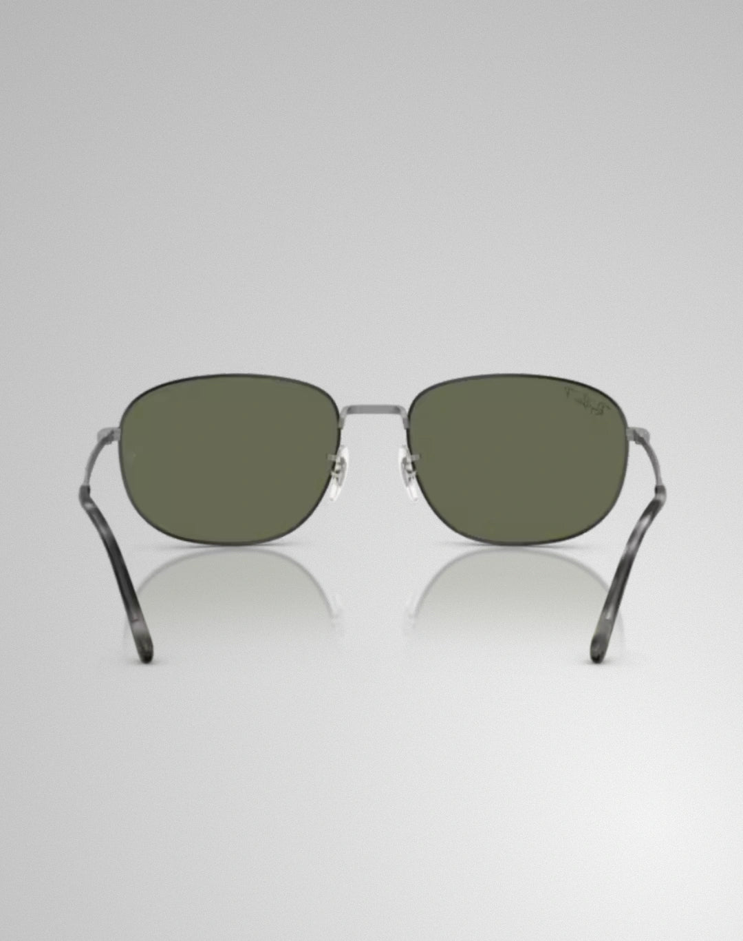 Ray-Ban 0RB3754-927458 – Lunettes de soleil pillow noir mat gunmetal mat