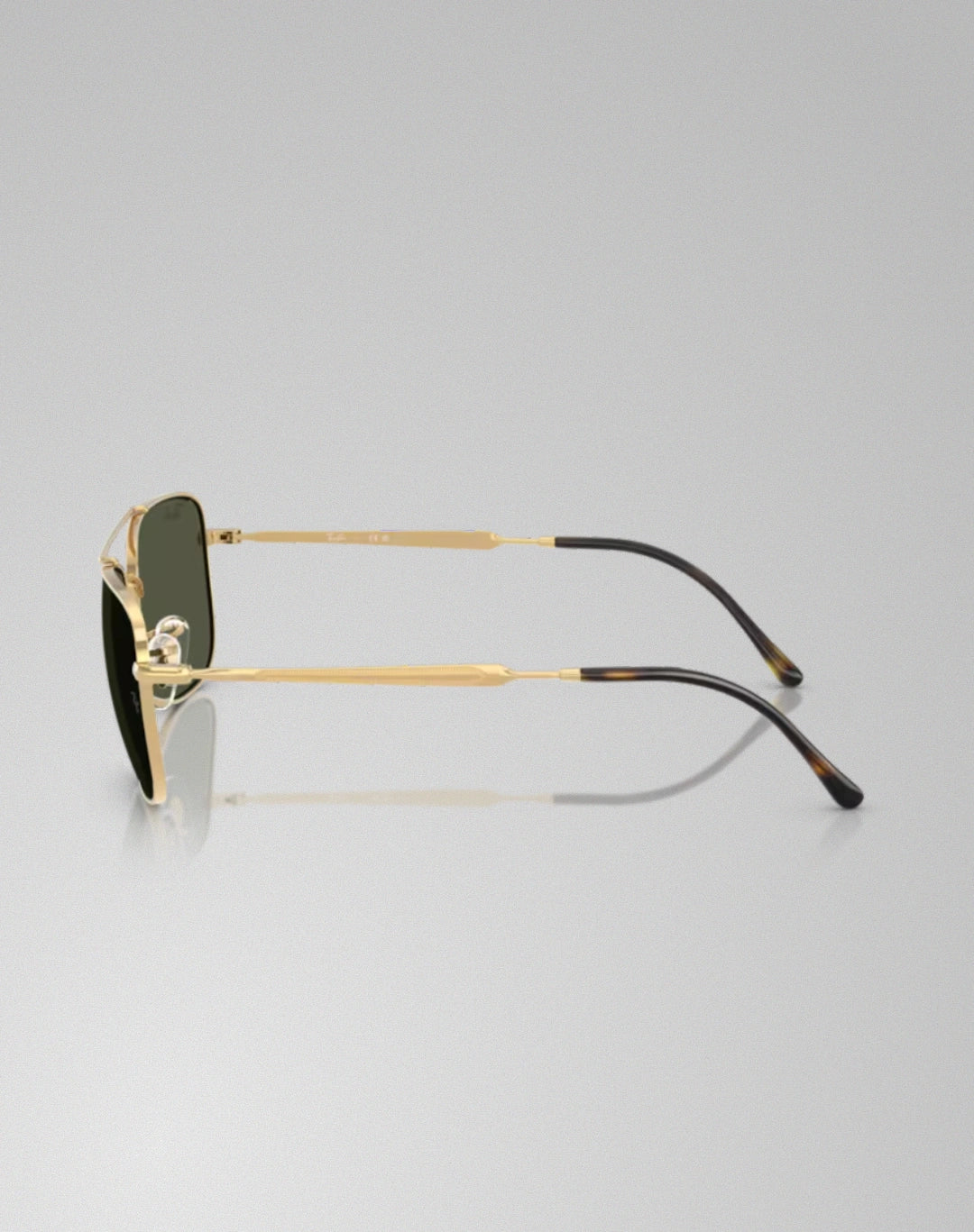 Ray-Ban 0RB3755-00131 – Lunettes de soleil rectangulaire doré arista