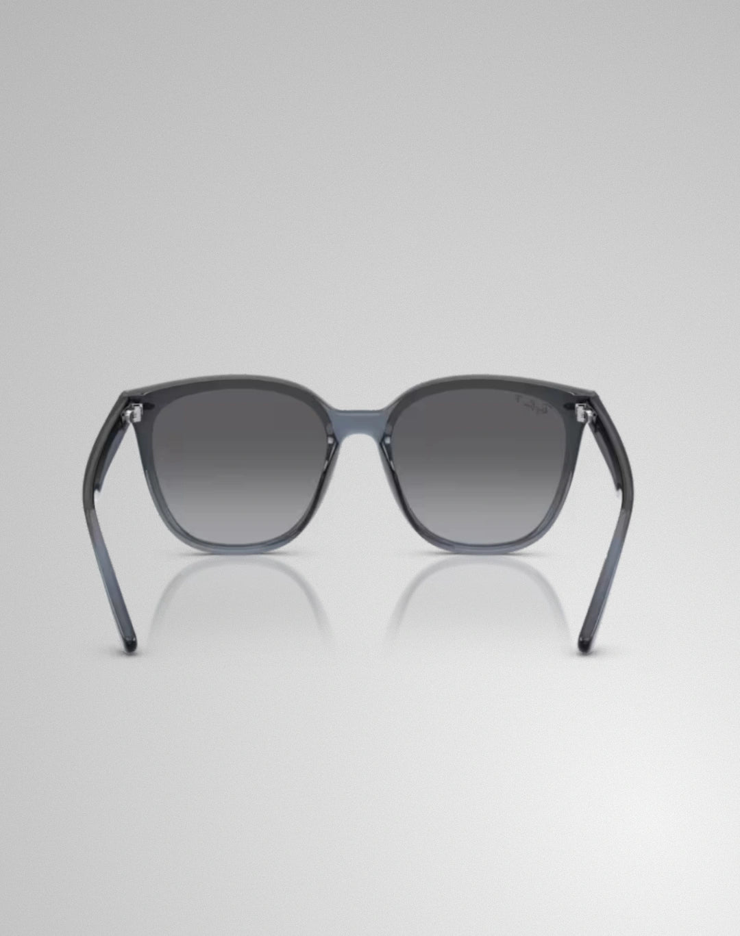 Ray-Ban RB4423D 6592T3 – Lunettes de soleil carrées bleu transparent foncé