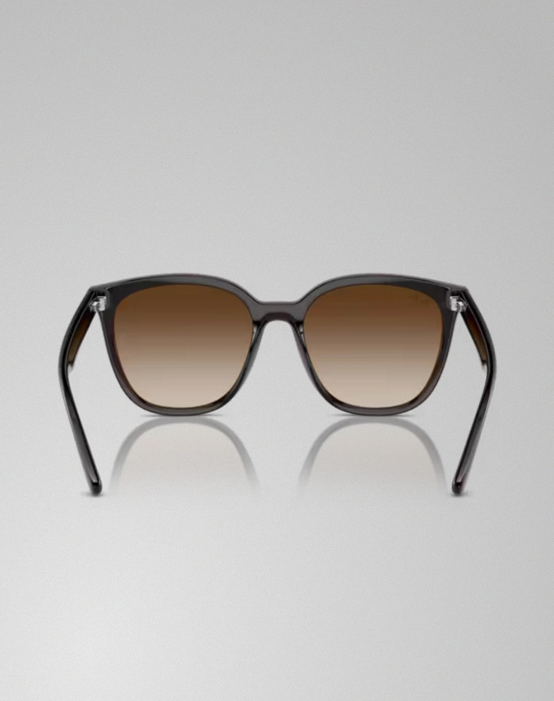 Ray-Ban RB4423D 71413 – Lunettes de soleil carrées transparent marron