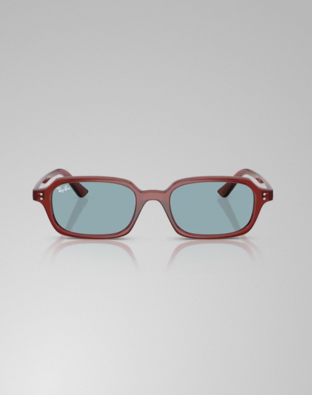 Ray-Ban 0RB4455-680980 – Lunettes de soleil pillow marron rouille