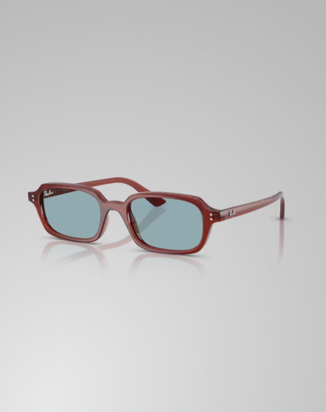 Ray-Ban 0RB4455-680980 – Lunettes de soleil pillow marron rouille