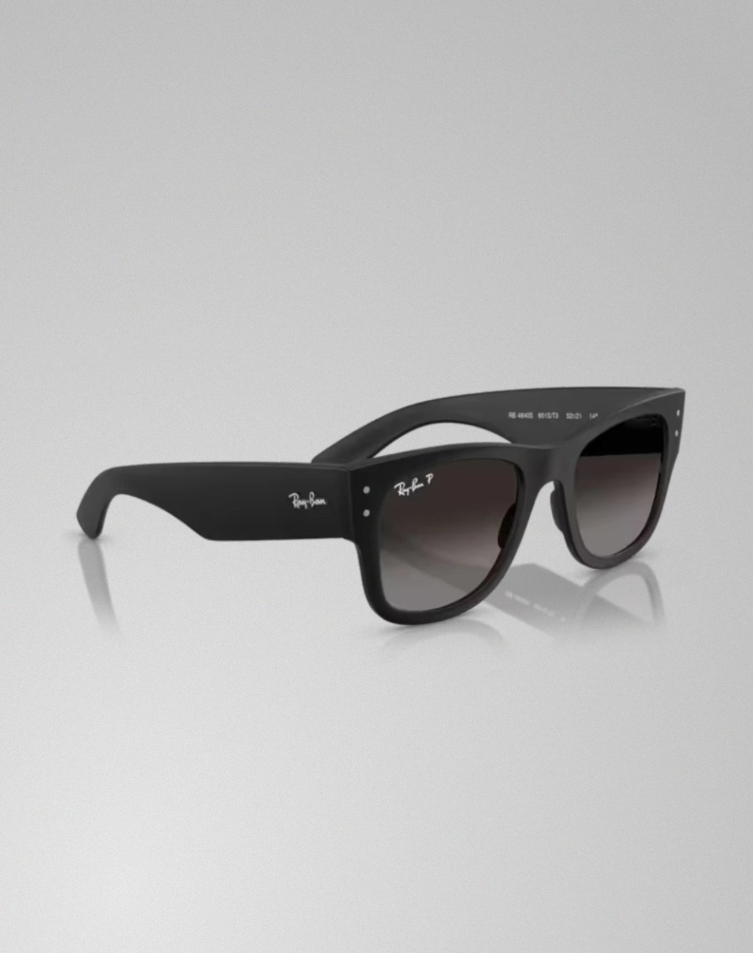 Ray-Ban 0RB4840S-601ST3 – Lunettes de soleil carré sable noir