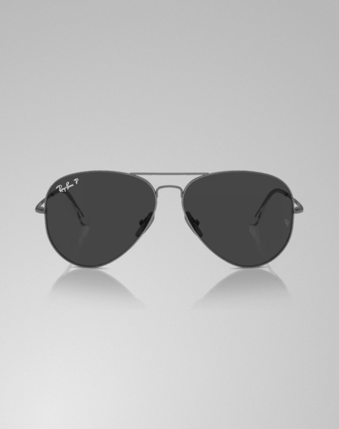 Ray-Ban 0RB8089-16548 – Lunettes de soleil pilote gunmetal