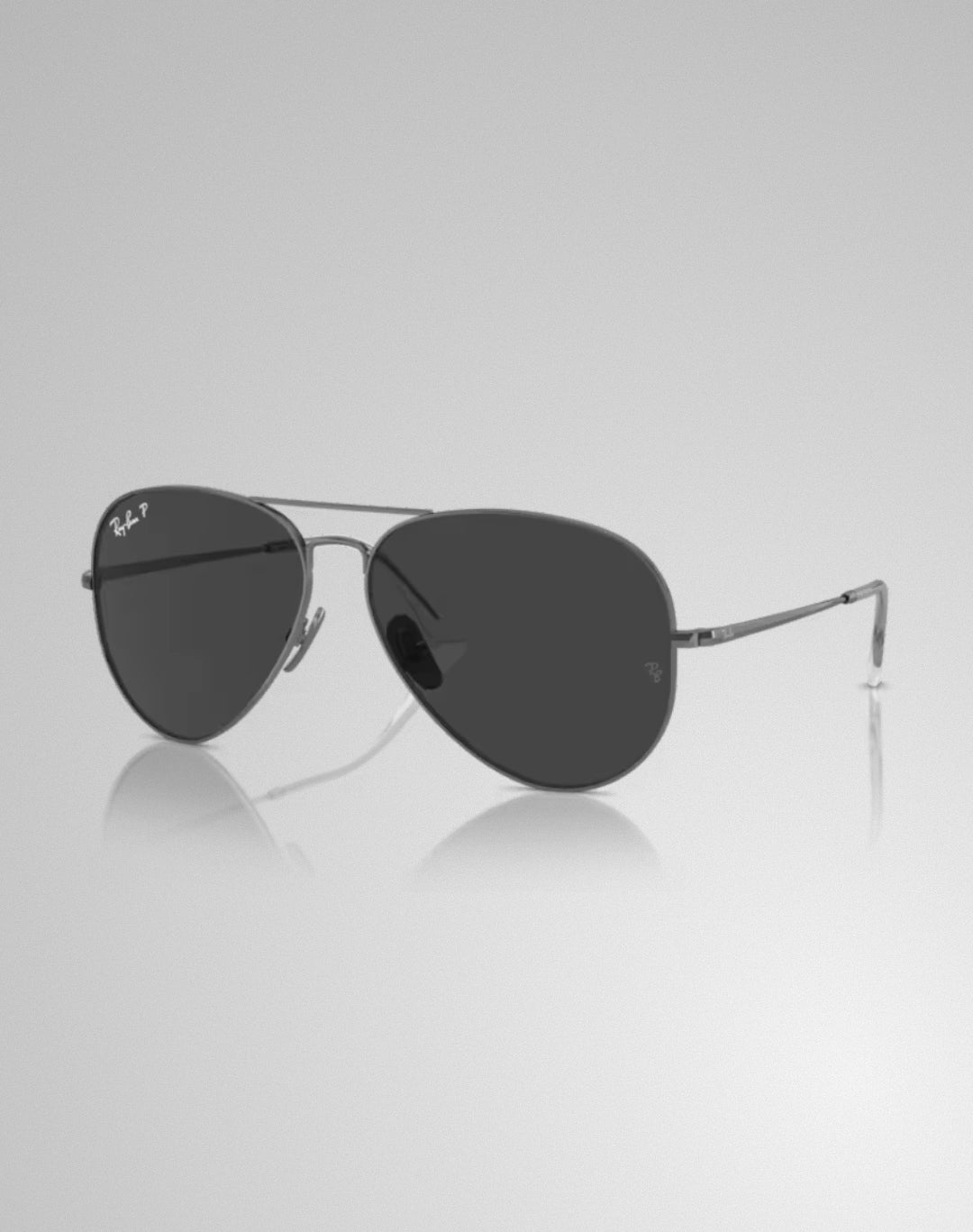 Ray-Ban 0RB8089-16548 – Lunettes de soleil pilote gunmetal