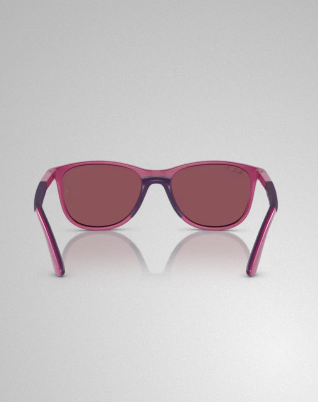 Ray-Ban 0RJ9077S-71495Q – Lunettes de soleil carré fuchsia sur violet
