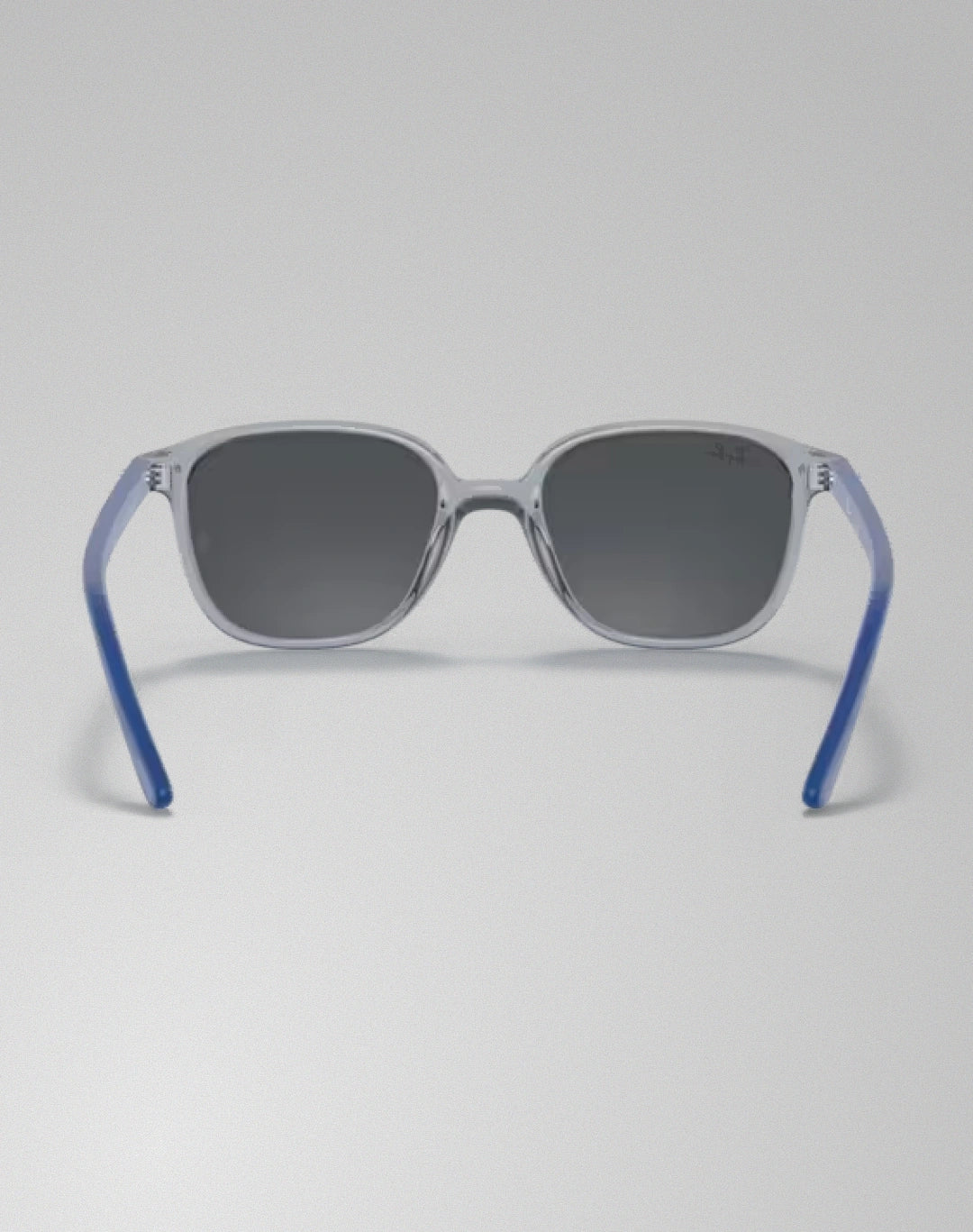 Ray-Ban 0RJ9093S-711087 – Lunettes de soleil carré transparent bleu