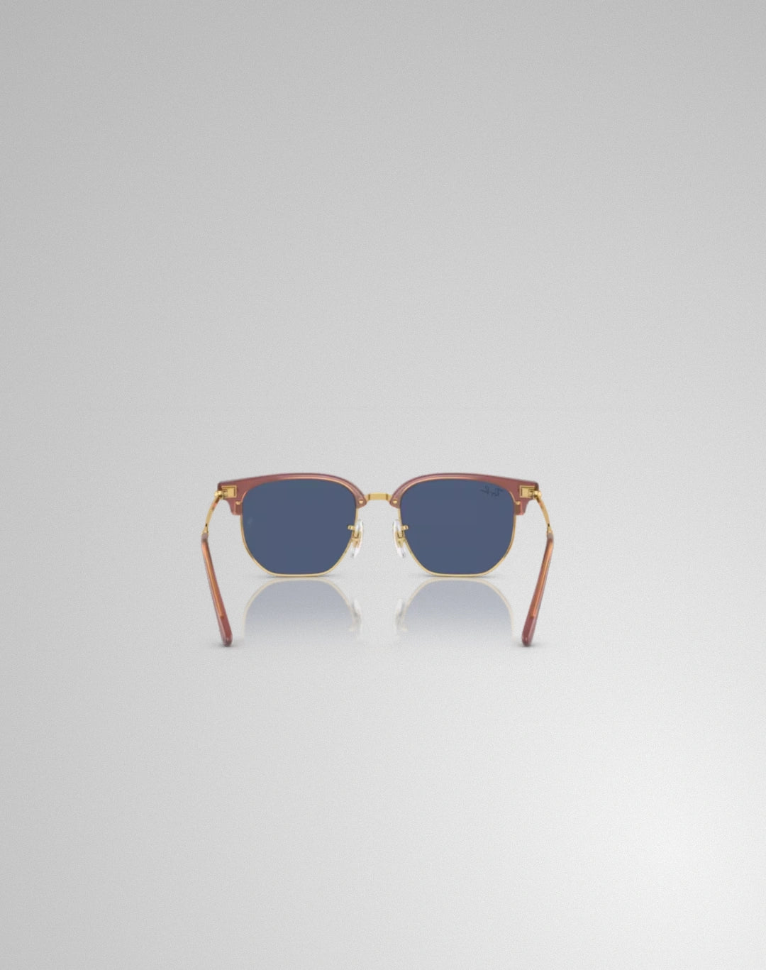 Ray-Ban 0RJ9116S-715680 – Lunettes de soleil irrégulier opale rose sur or