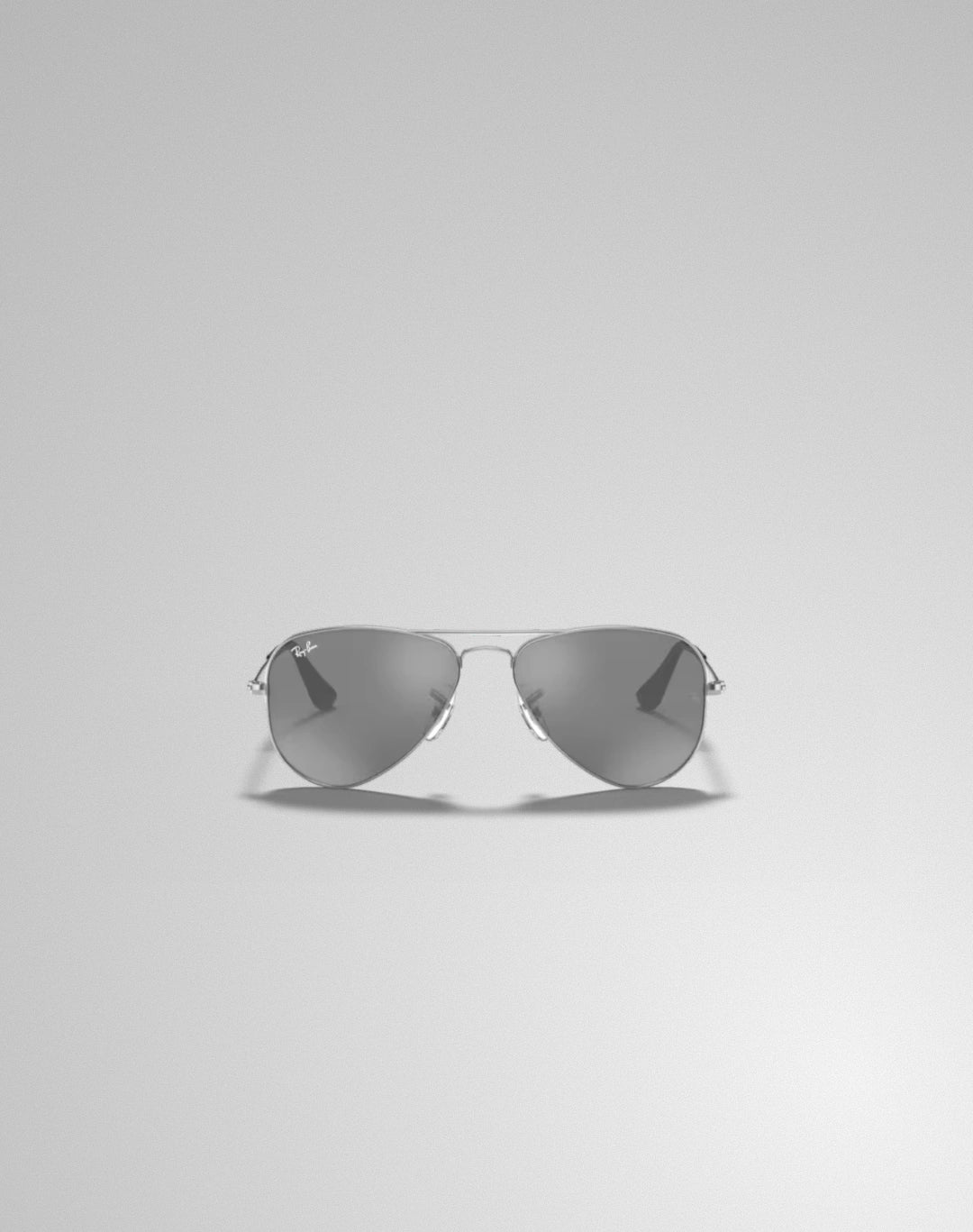 Ray-Ban 0RJ9506S-2126G – Lunettes de soleil pilote argent