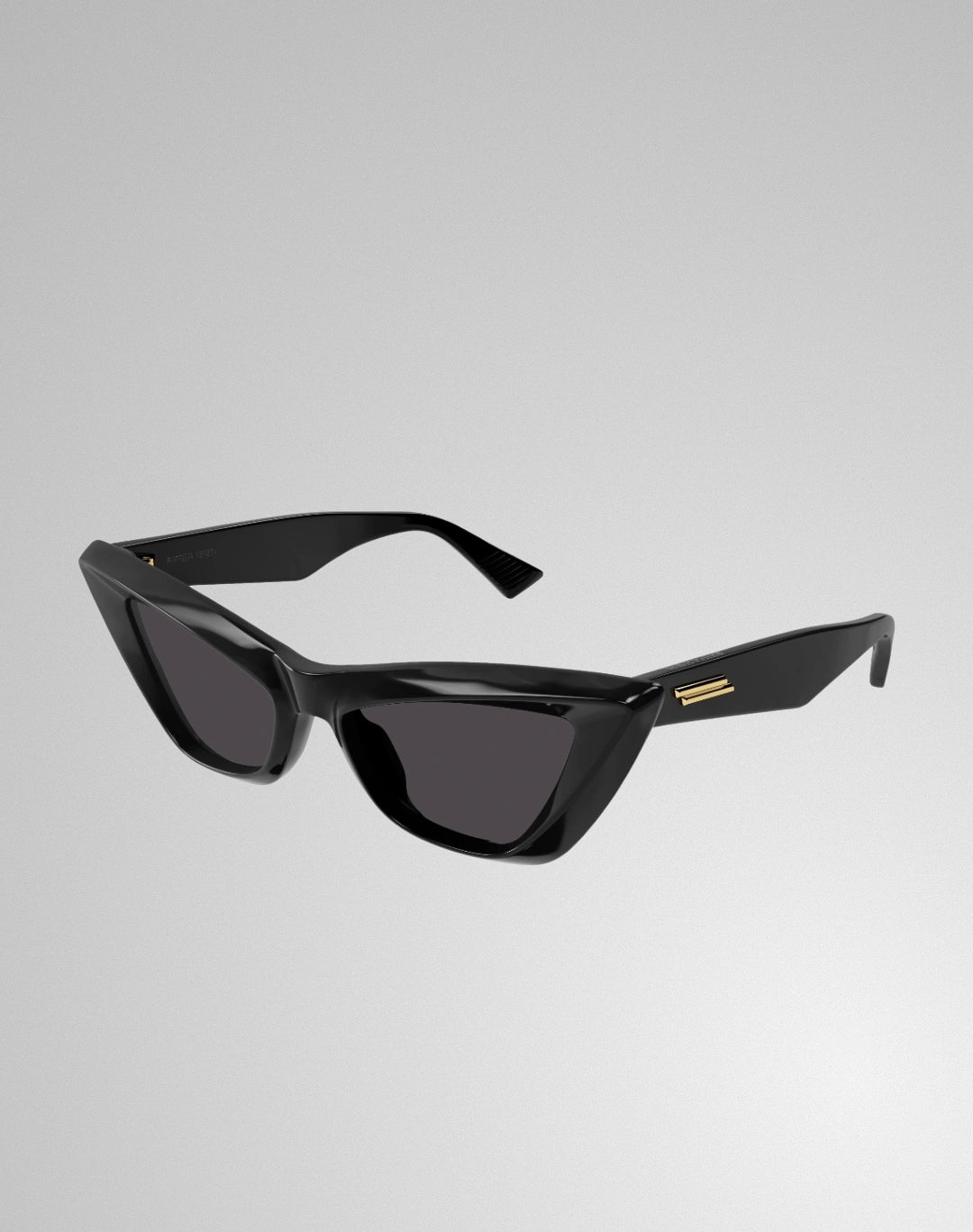 Bottega Veneta BV1101S-010 – Lunettes de soleil œil-de-chat vert (M)