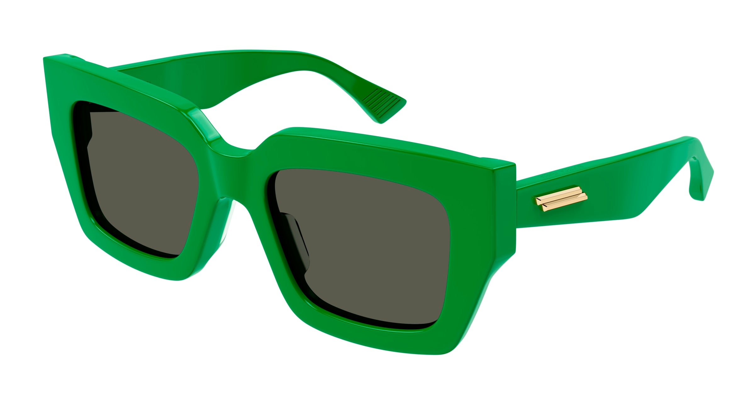 Bottega Veneta BV1212S-003 – Lunettes de soleil carrée vert (M)