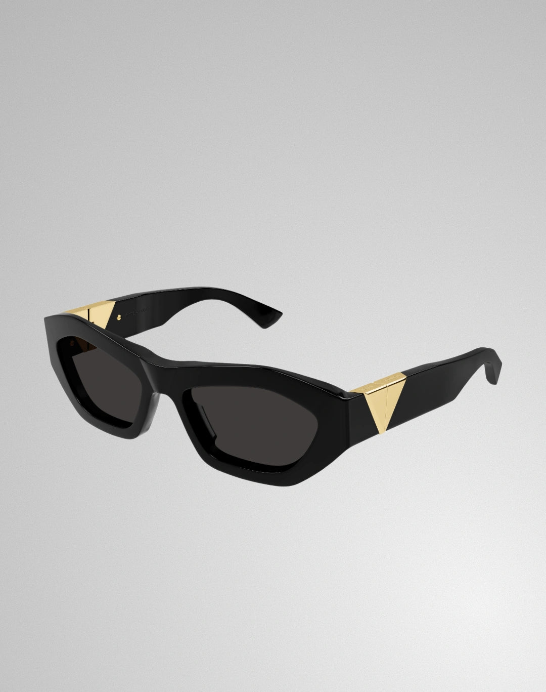 Bottega Veneta BV1221S-001 – Lunettes de soleil géométrique noir (XL)