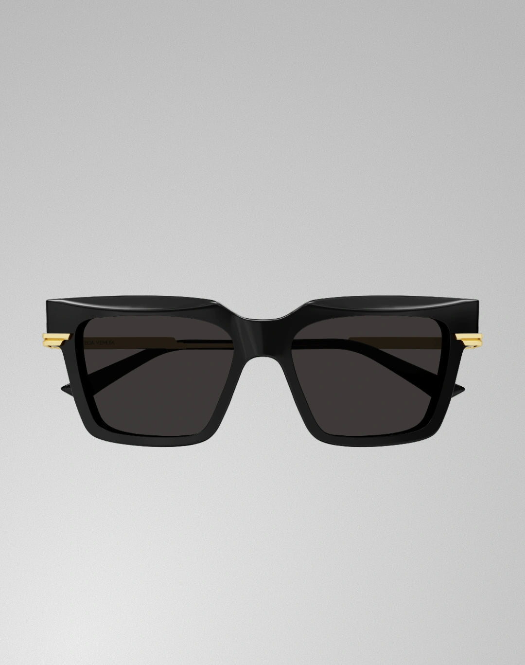 Bottega Veneta BV1242S-001 – Lunettes de soleil rectangulaire noir (L)