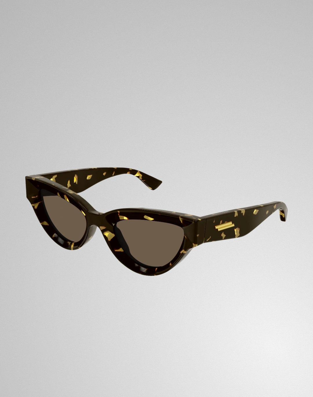 Bottega Veneta BV1249S-002 – Lunettes de soleil œil-de-chat havana (L)