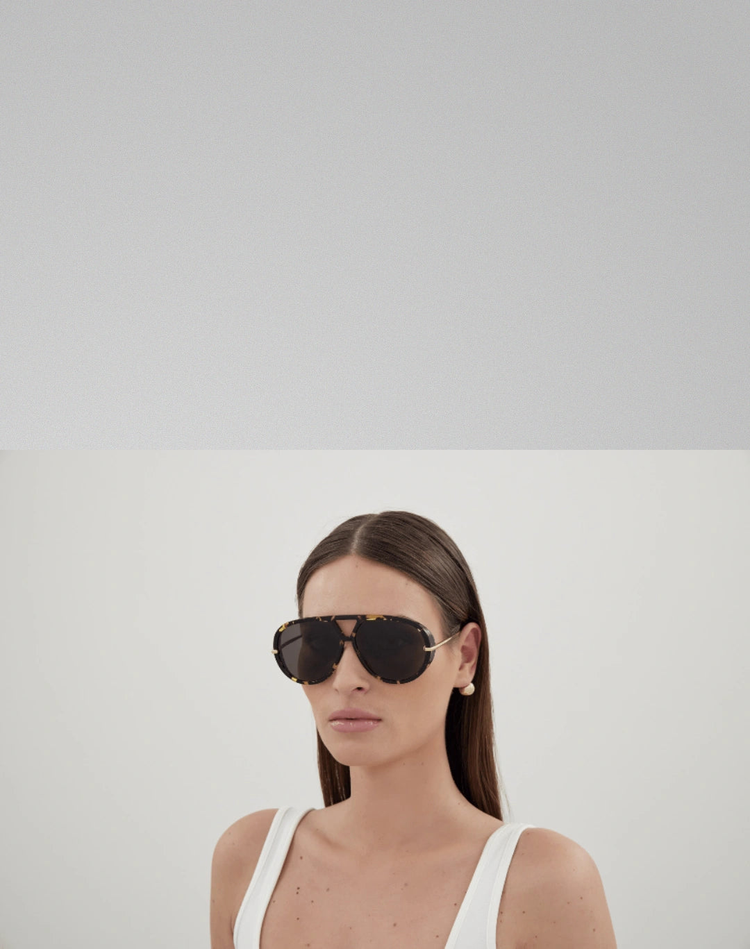 Bottega Veneta BV1273S-005 – Lunettes de soleil aviateur havane (XL)