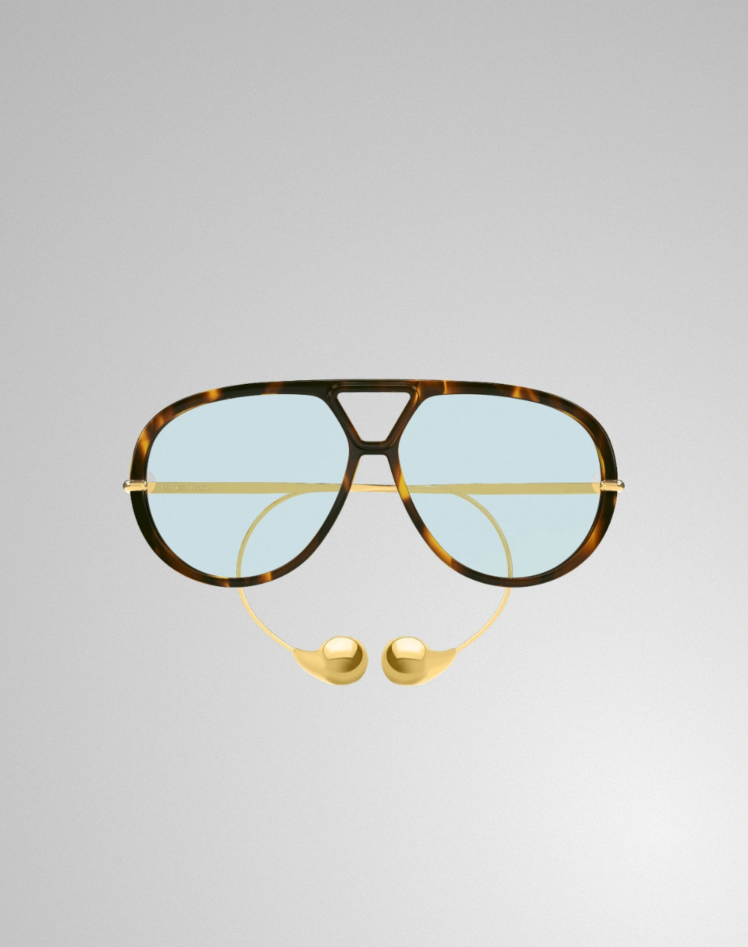 Bottega Veneta BV1273S-007 – Lunettes de soleil aviateur havane (XL)
