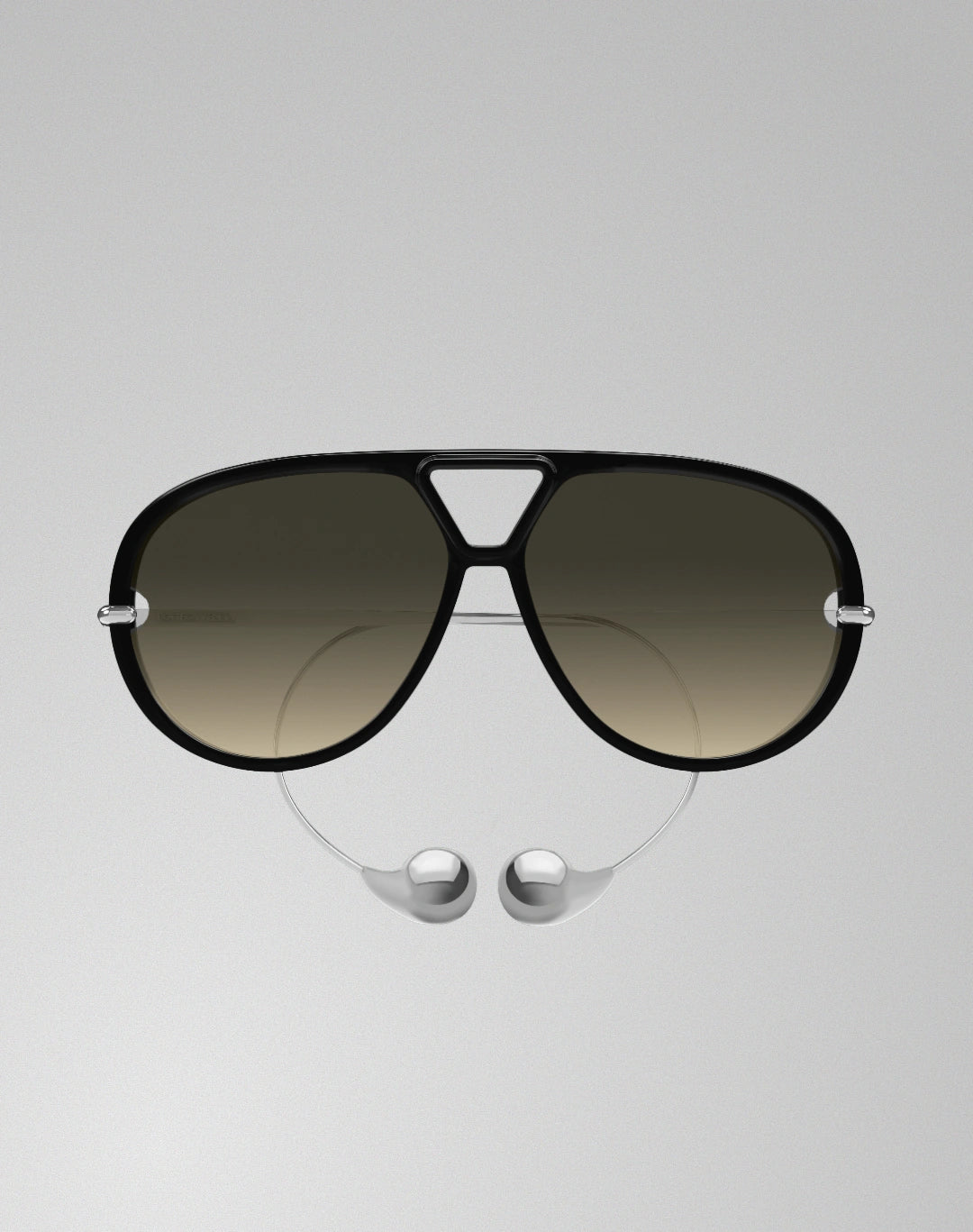 Bottega Veneta BV1273S-010 – Lunettes de soleil pilote noir (XL)