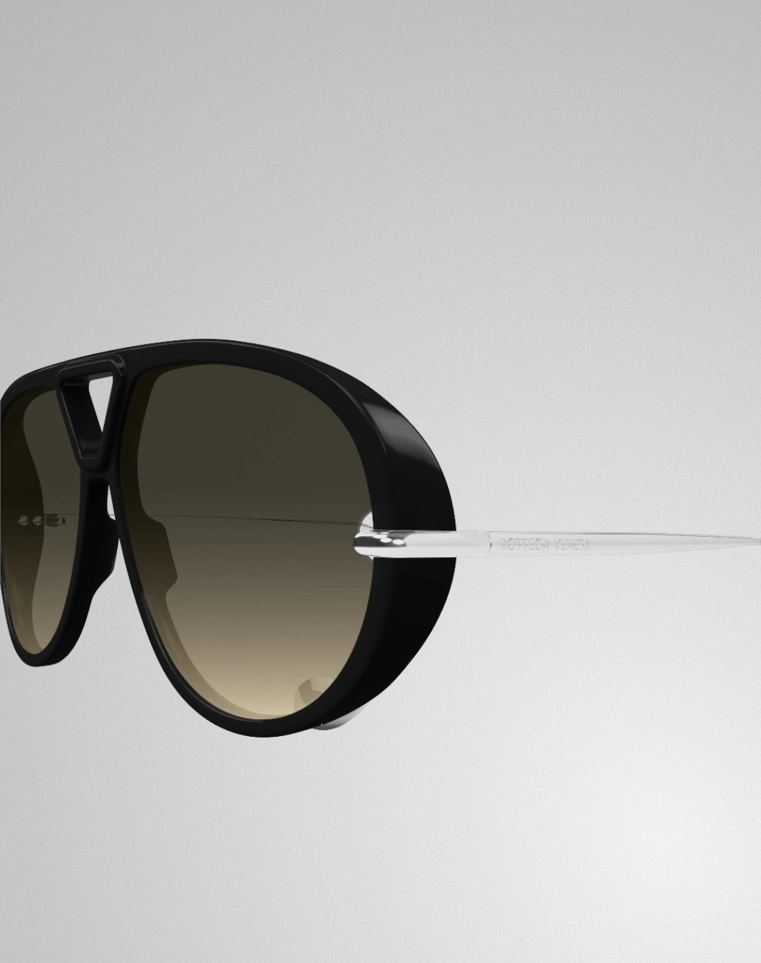 Bottega Veneta BV1273S-010 – Lunettes de soleil pilote noir (XL)