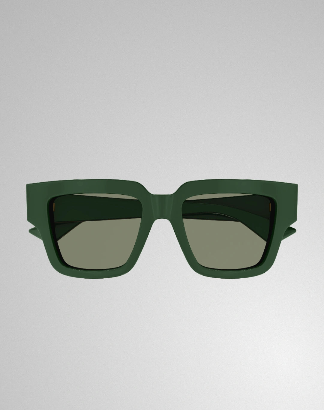 Bottega Veneta BV1276S-003 – Lunettes de soleil rectangulaire vert (M)