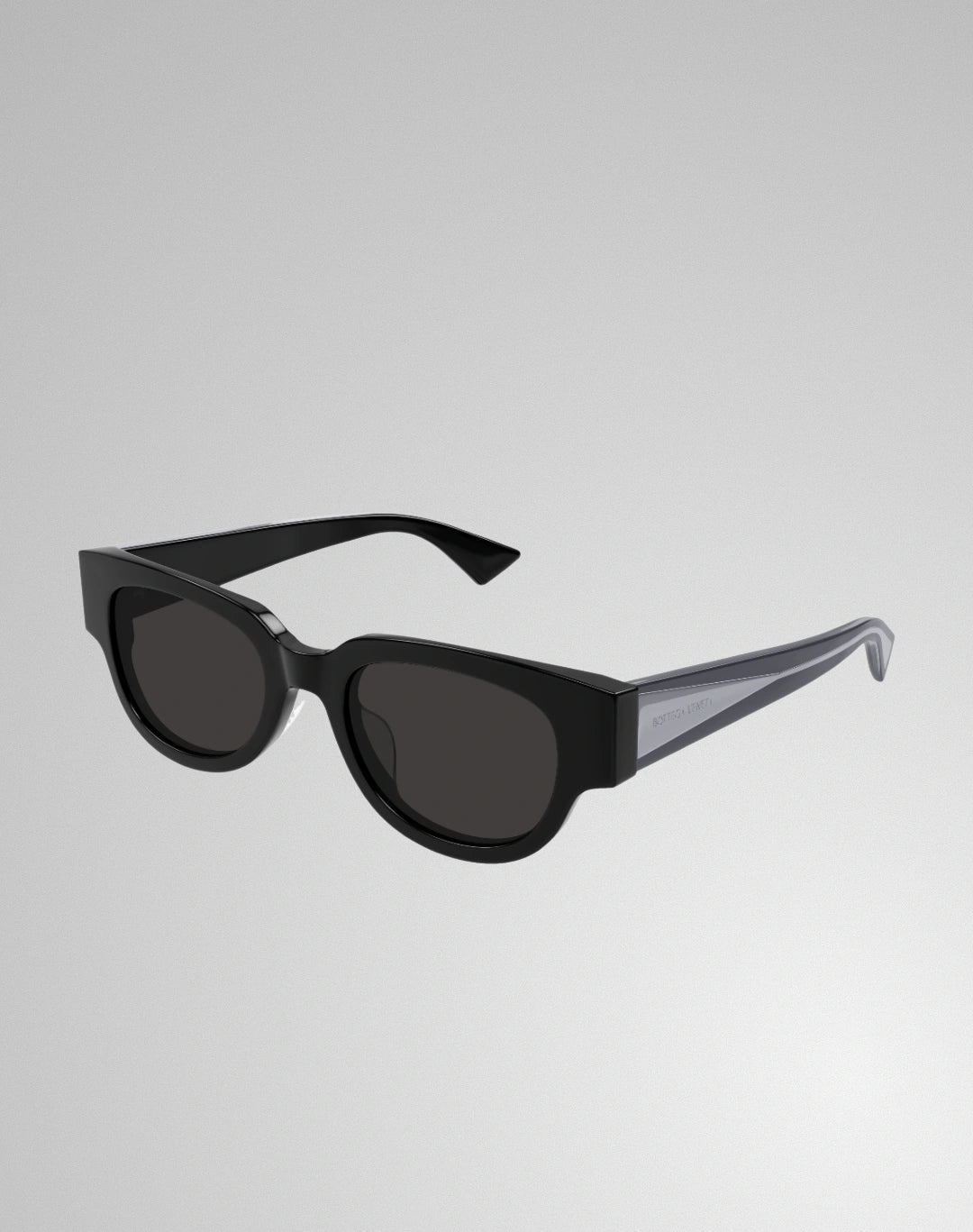 Bottega Veneta BV1278SA-001 – Lunettes de soleil œil-de-chat noir (M)