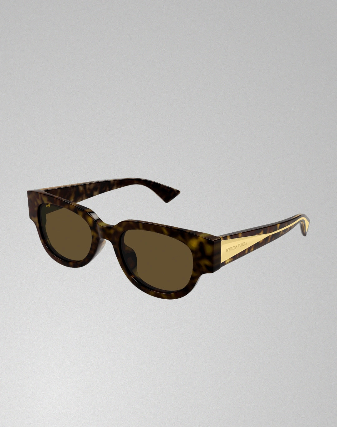 Bottega Veneta BV1278SA-002 – Lunettes de soleil œil-de-chat Havana (M)