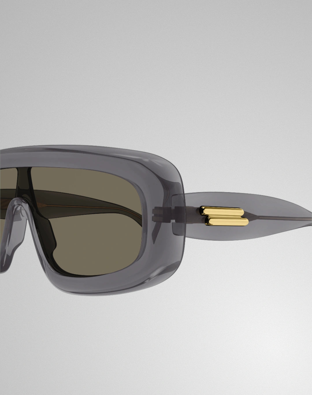 Bottega Veneta BV1281S-003 – Lunettes de soleil masque gris (M)