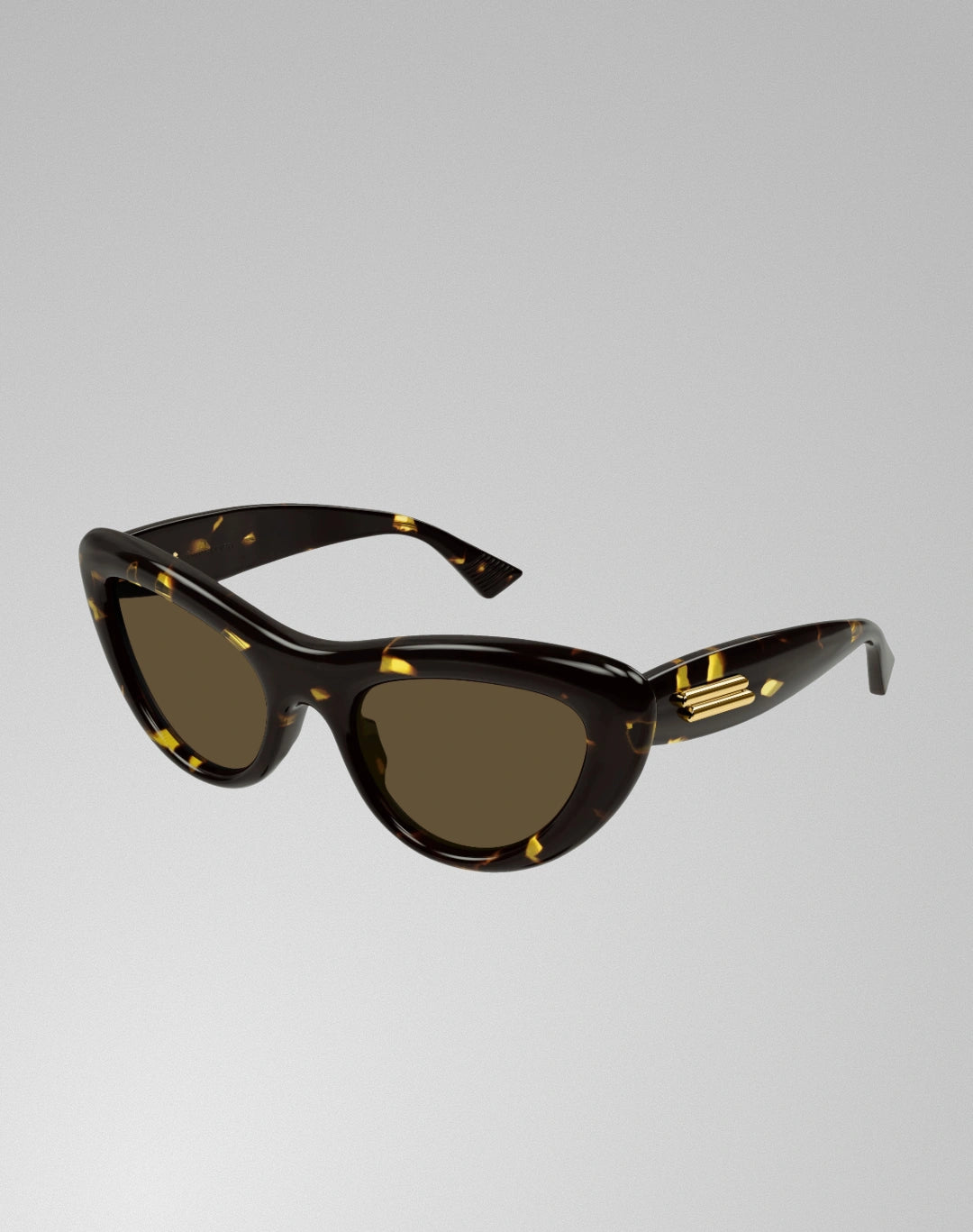 Bottega Veneta BV1282S-002 – Lunettes de soleil oeil-de-chat Havana (M)