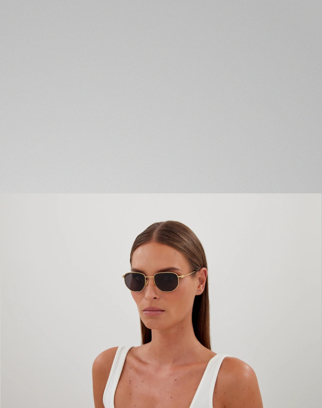 Bottega Veneta BV1301S-001 – Lunettes de soleil pantos or (S)