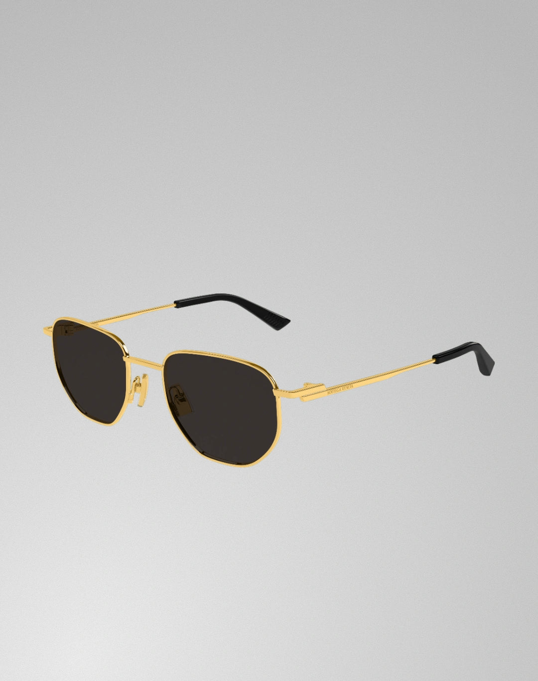 Bottega Veneta BV1301S-005 – Lunettes de soleil pantos or (M)