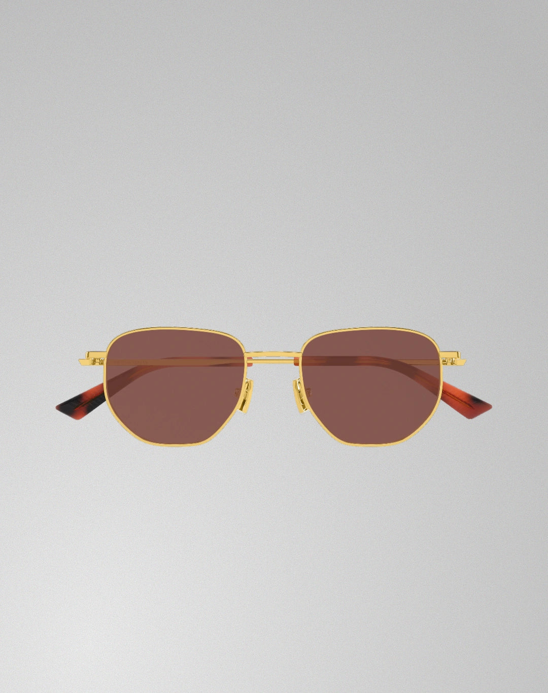 Bottega Veneta BV1301S-002 – Lunettes de soleil pantos or (S)