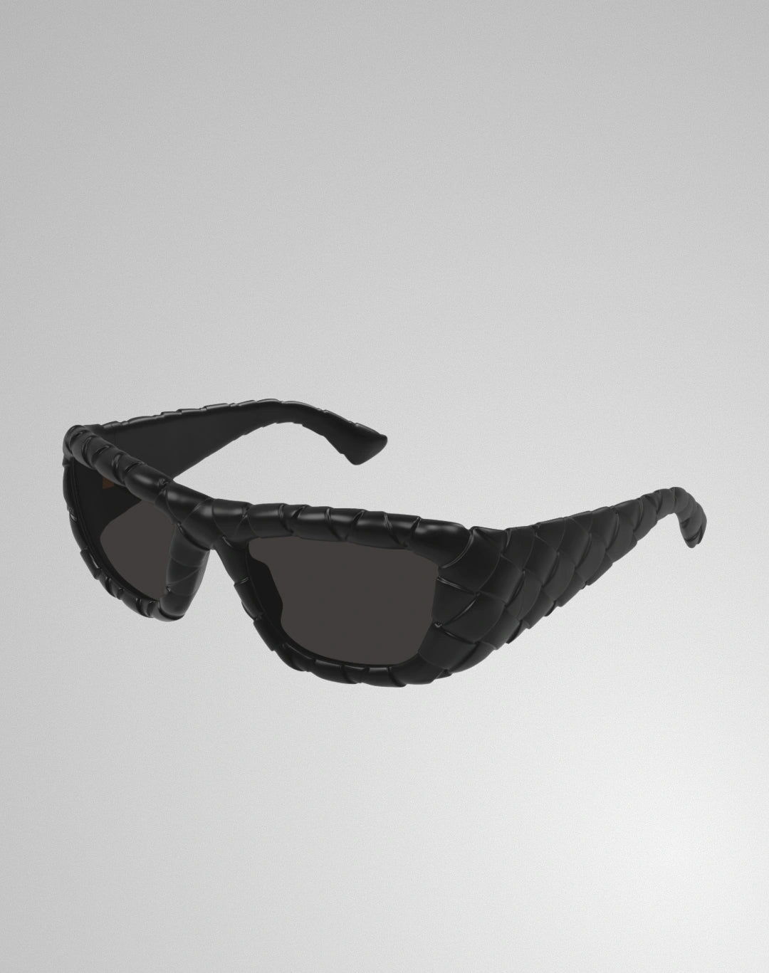 Bottega Veneta BV1303S-001 – Lunettes de soleil rectangulaire noir (M)