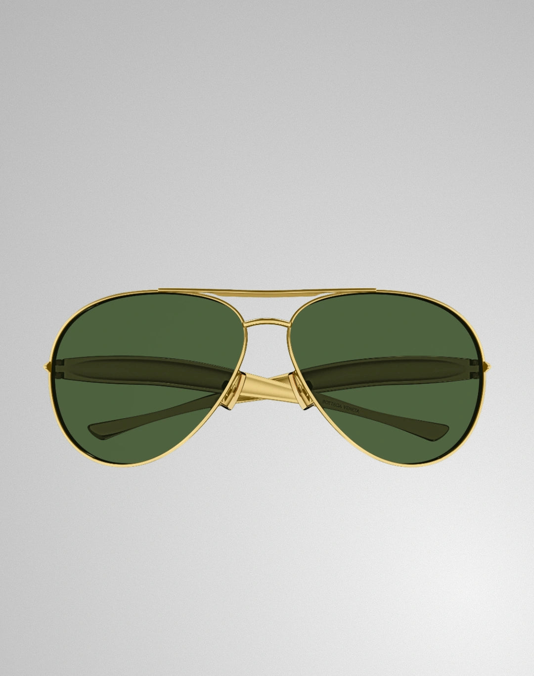 Bottega Veneta BV1305S-001 – Lunettes de soleil pilote or (XL)