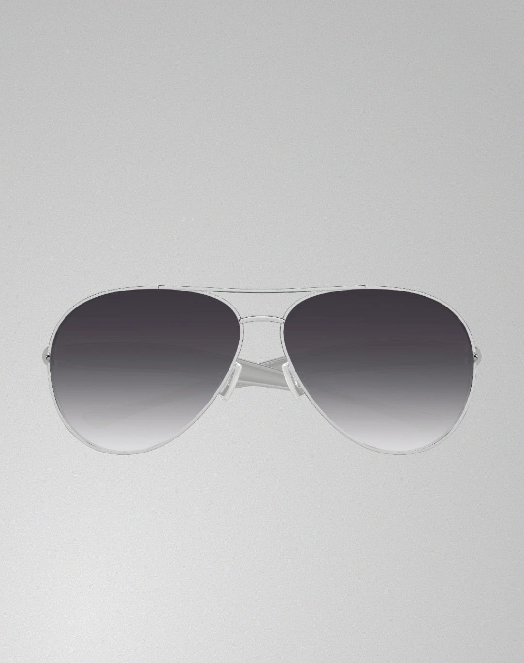 Bottega Veneta BV1305S-008 – Lunettes de soleil pilote argent (XL)