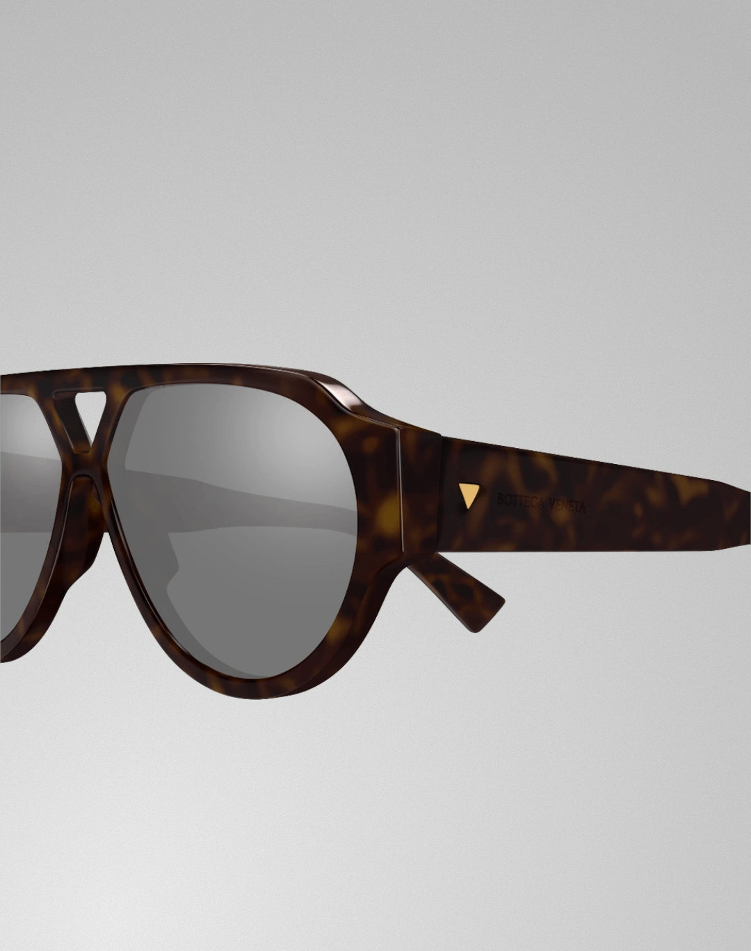 Bottega Veneta BV1318S-002 – Lunettes de soleil pilote havane (M)
