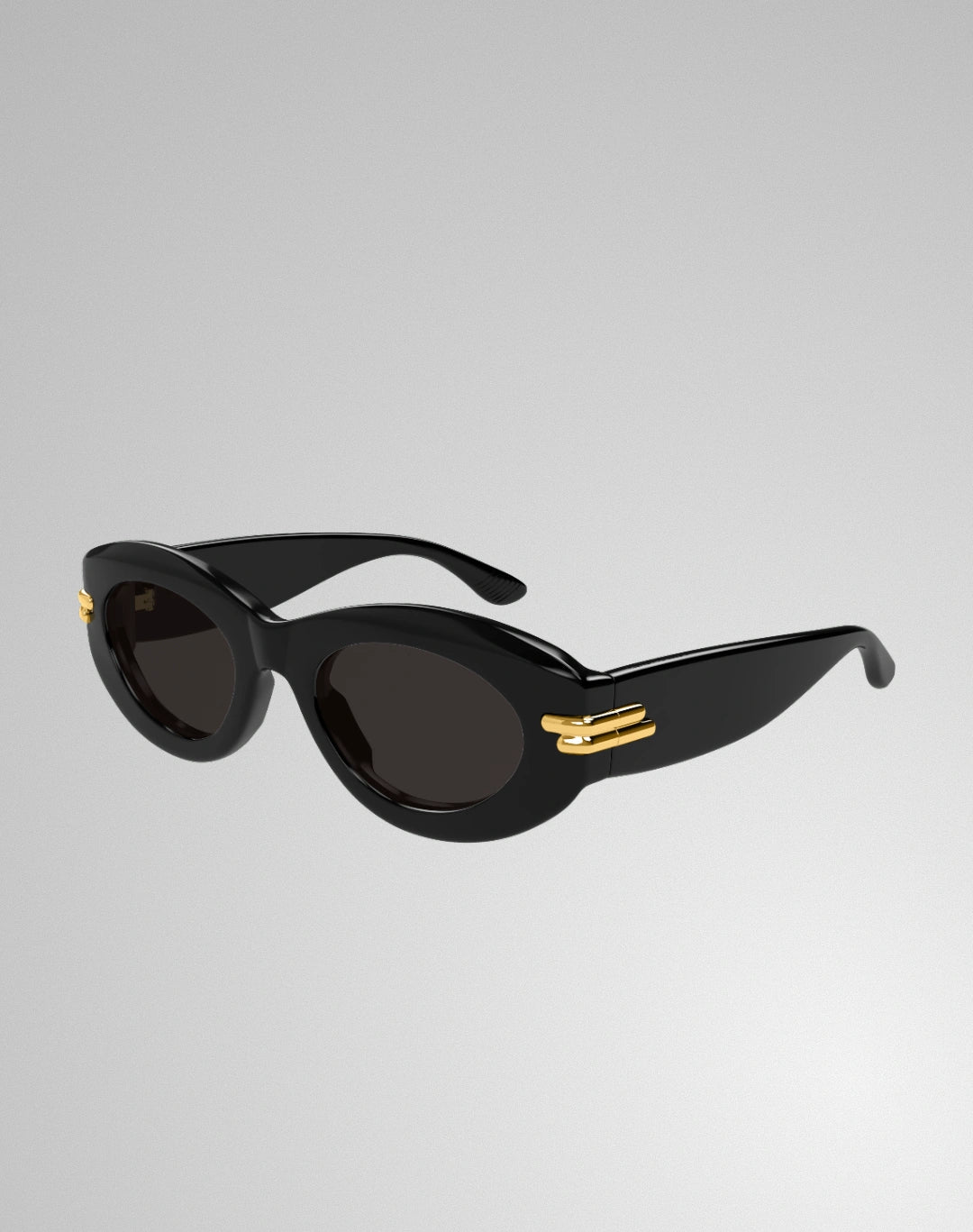 Bottega Veneta BV1322S-001 – Lunettes de soleil œil de chat noir (M)