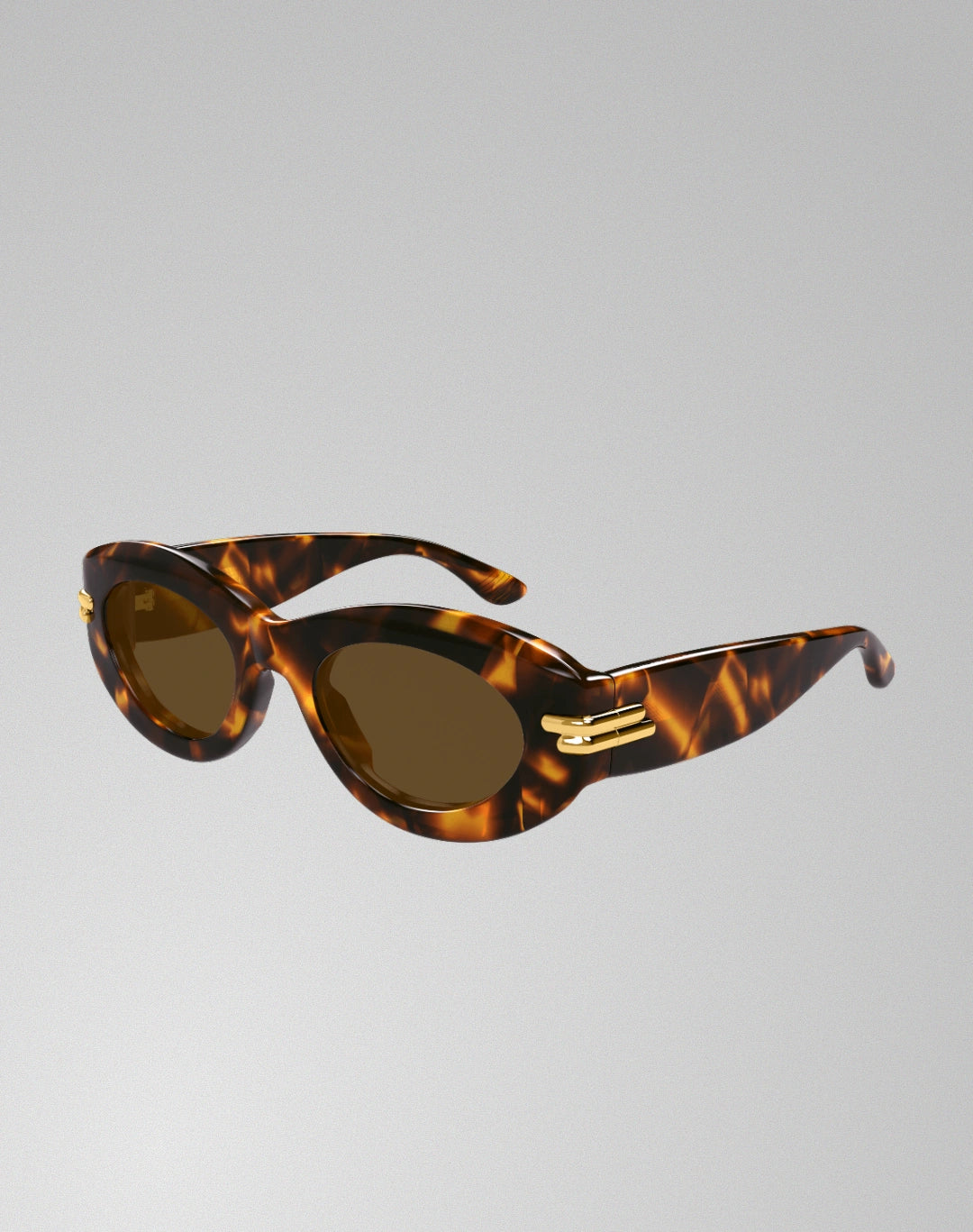 Bottega Veneta BV1322S-002 – Lunettes de soleil œil de chat Havana (M)