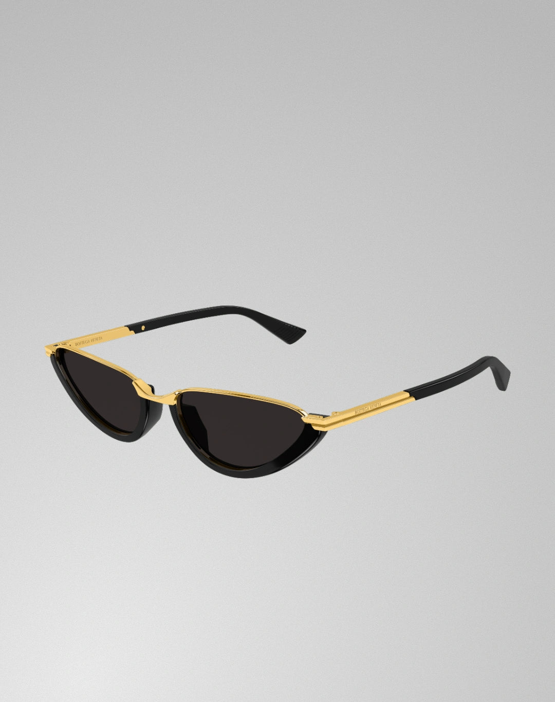 Bottega Veneta BV1346S-001 – Lunettes de soleil Œil-de-chat noir (L)