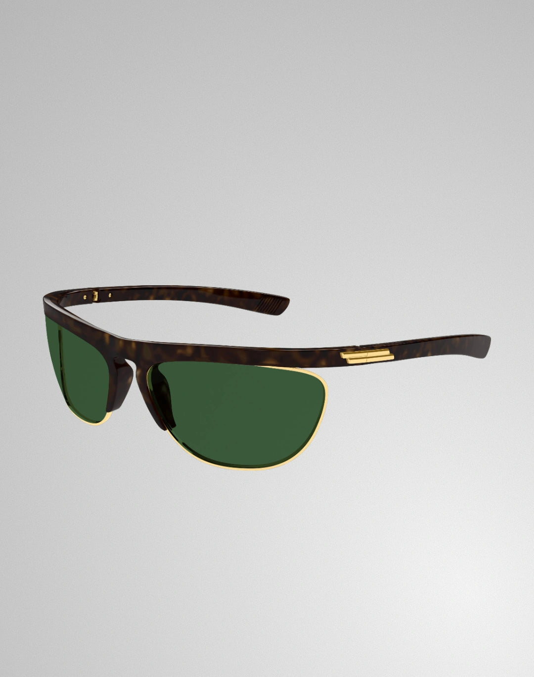 Bottega Veneta BV1348S-002 – Lunettes de soleil Œil-de-chat havana (XL)