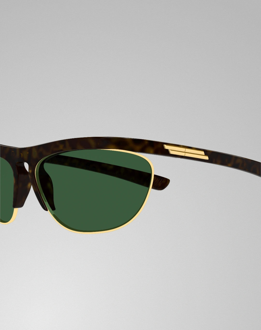 Bottega Veneta BV1348S-002 – Lunettes de soleil Œil-de-chat havana (XL)