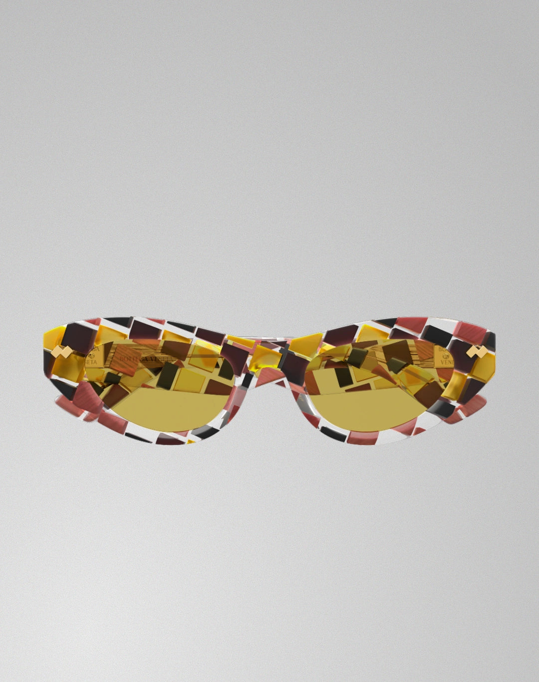 Bottega Veneta BV1350S-003 – Lunettes de soleil Œil-de-chat multicolor (M)