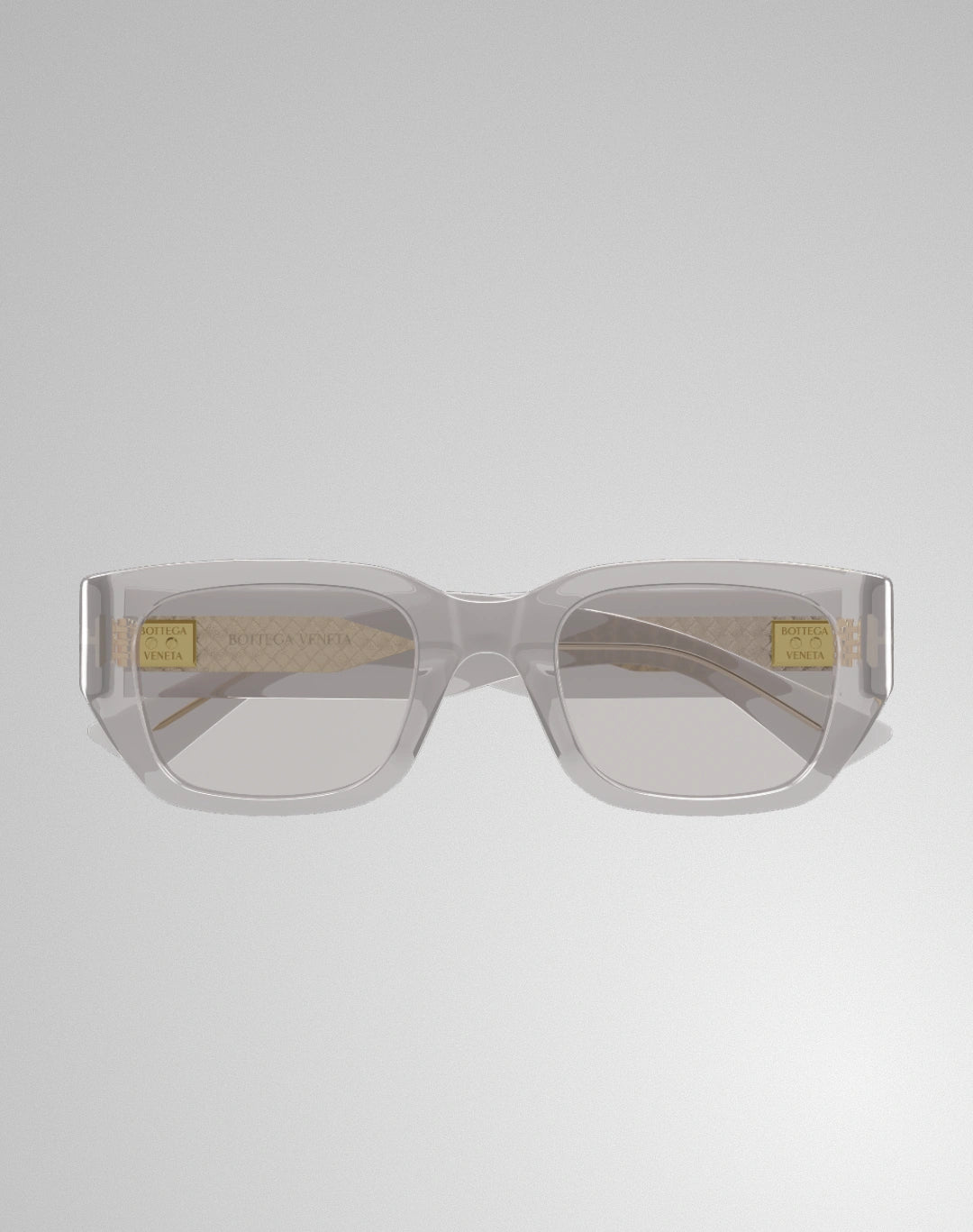 Bottega Veneta BV1401SA-004 – Lunettes de soleil rectangulaire gris (M)